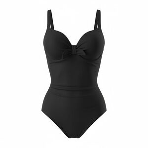 Elegant Black One-Piece Swimsuit